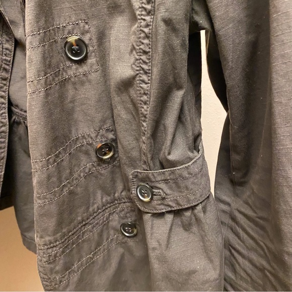 Ann Taylor Loft Dark Khaki Peplum Jacket Size Medium - Picture 5 of 8